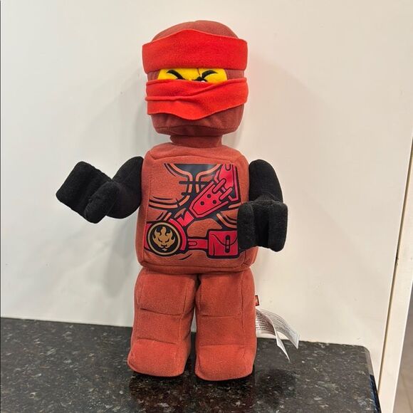 Lego Ninjago Kai Red Ninja Master Of Spinjitzu 13" Plush - Picture 1 of 9